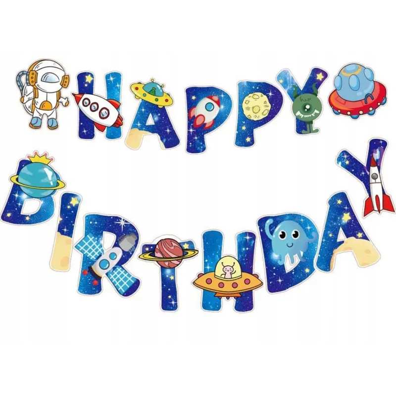 Girlanda Happy Birthday KOSMOS, 2m