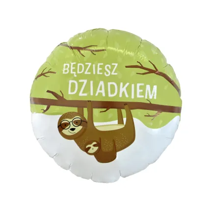 Balon foliowy Będziesz Dziadkiem, 36 cm
