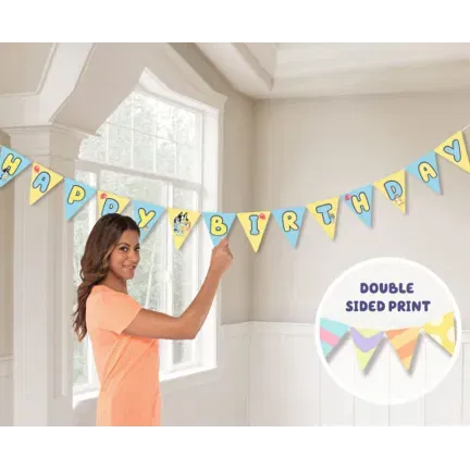 Girlanda papierowa Bluey 218x12cm Girlanda papierowa Bluey 218x12cm