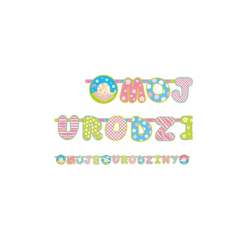 Baner "Moje Urodziny" 13 x 186cm