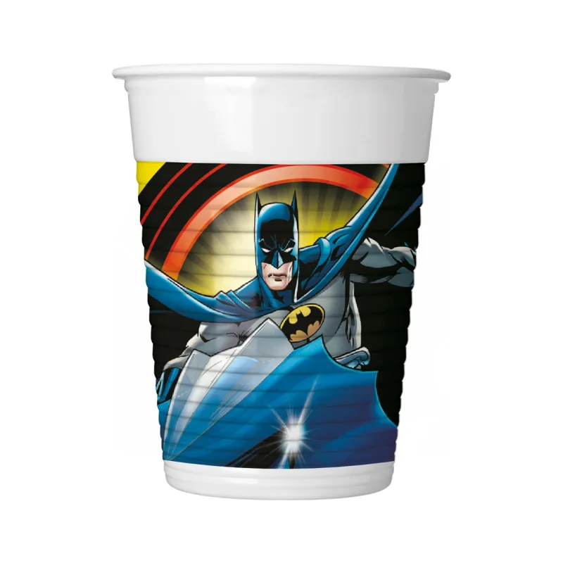 Kubeczki plastikowe Batman Rogue Rage, 200 ml, 8 szt.