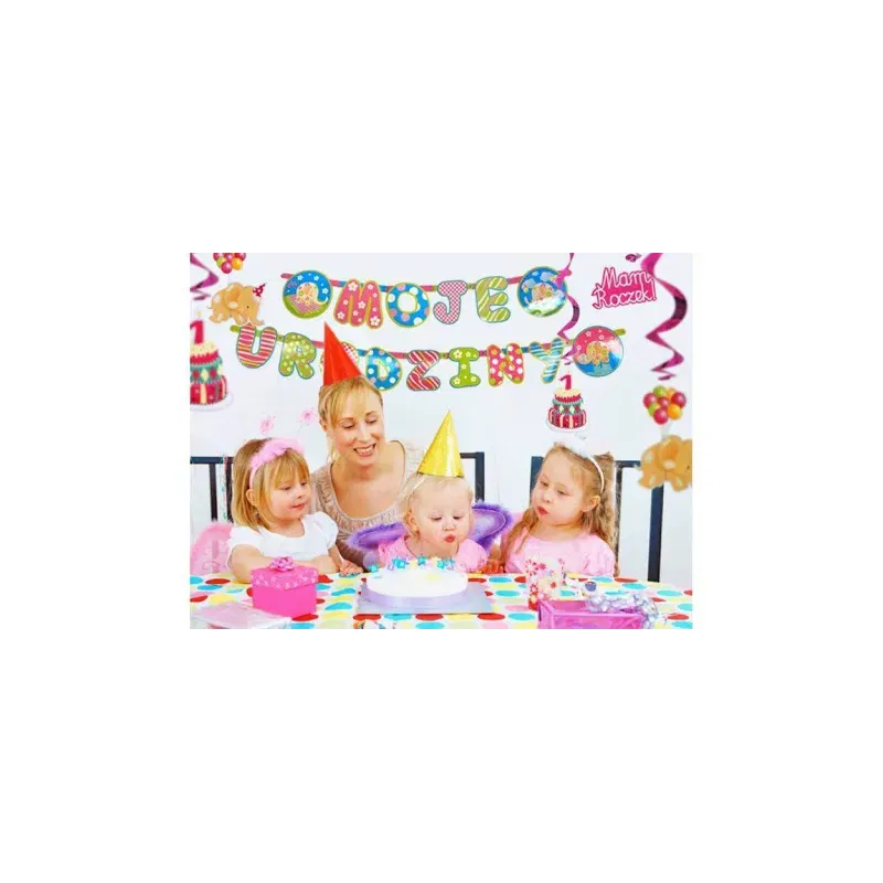 Baner "Moje Urodziny" 13 x 186cm