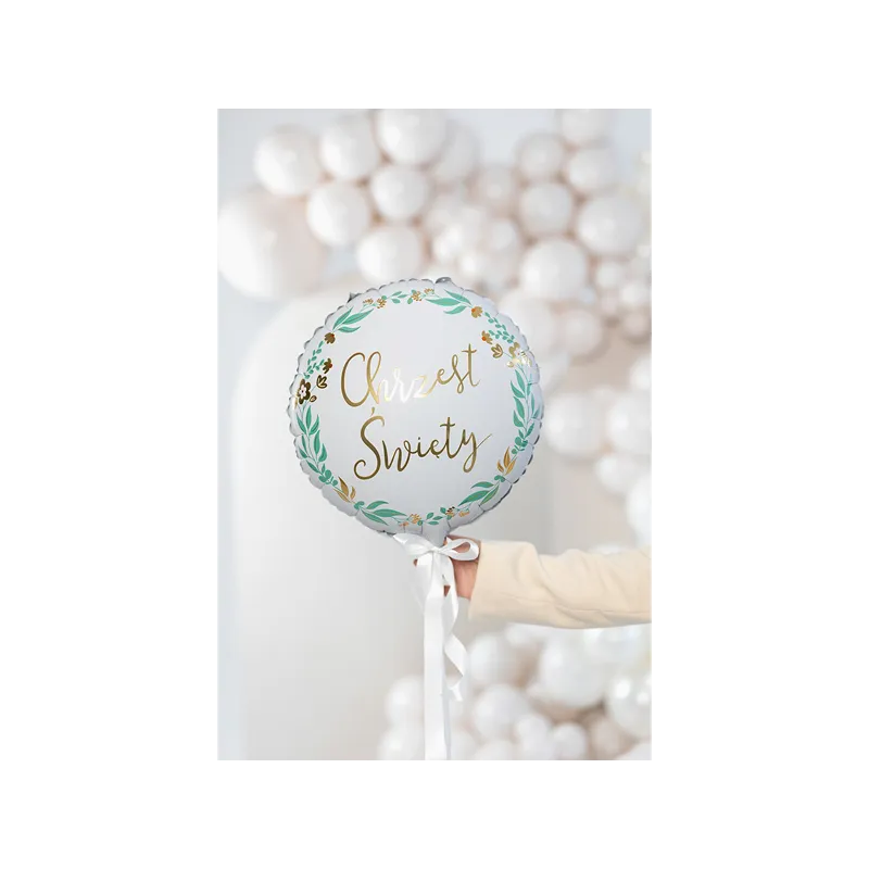 Balon foliowy ''Chrzest Święty'', 45 cm Balon foliowy ''Chrzest Święty'', 45 cm