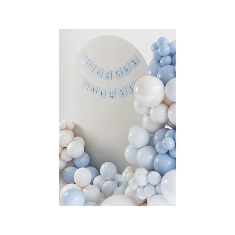 Baner ''Chrzest Święty'', 2 m, jasny niebieski