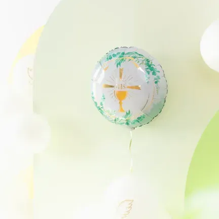 Balon foliowy okrągły Kielich IHS 45cm