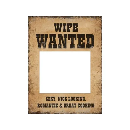 Tabliczki Husband/Wife Wanted