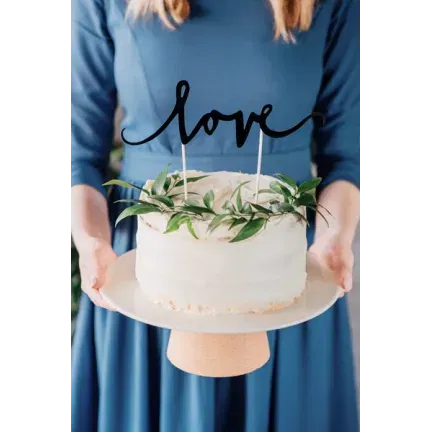 Topper LOVE - czarny