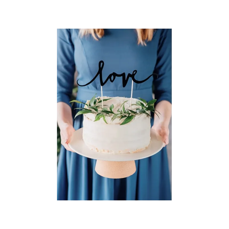 Topper LOVE - czarny