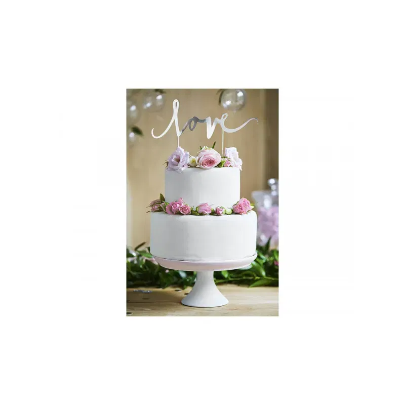 Topper LOVE - srebrny Topper LOVE - srebrny