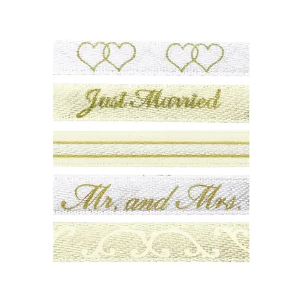 Zestaw tasiemek ślubnych Zestaw tasiemek ślubnych