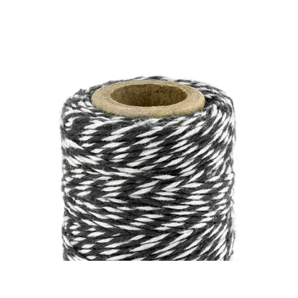 Sznurek piekarski czarny 50 m