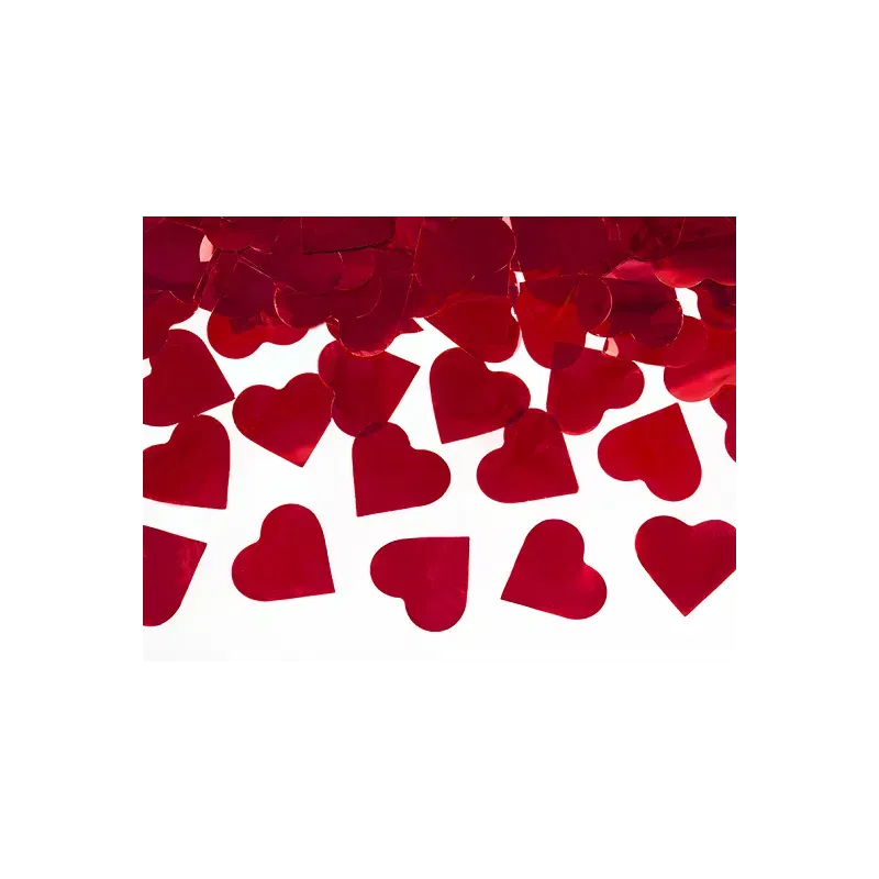 Tuba z sercami czerwonymi 60 cm Tuba z sercami czerwonymi 60 cm