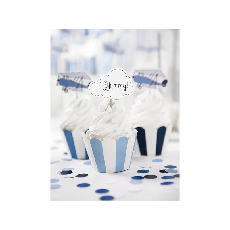 Papilotki na muffinki, mix, 6 szt.