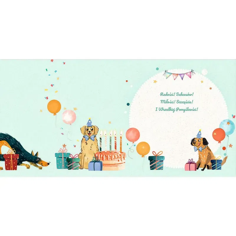 Kartka okolicznościowa KW STO LAT PIESKI Kartka okolicznościowa KW STO LAT PIESKI