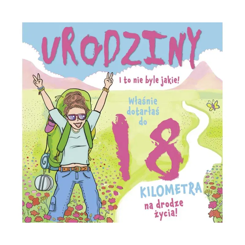 Kartka okolicznościowa KW Hologram 18 Góry Dziewczyna