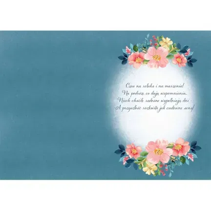 Kartka okolicznościowa A5 Szczęśliwej Emerytury