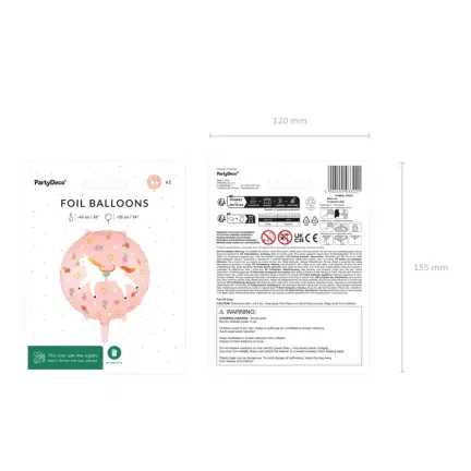 Balon foliowy Koń, 45 cm Balon foliowy Koń, 45 cm