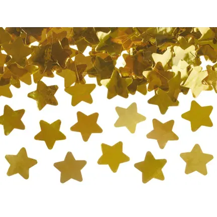 Tuba z gwiazdkami, złota, 28cm