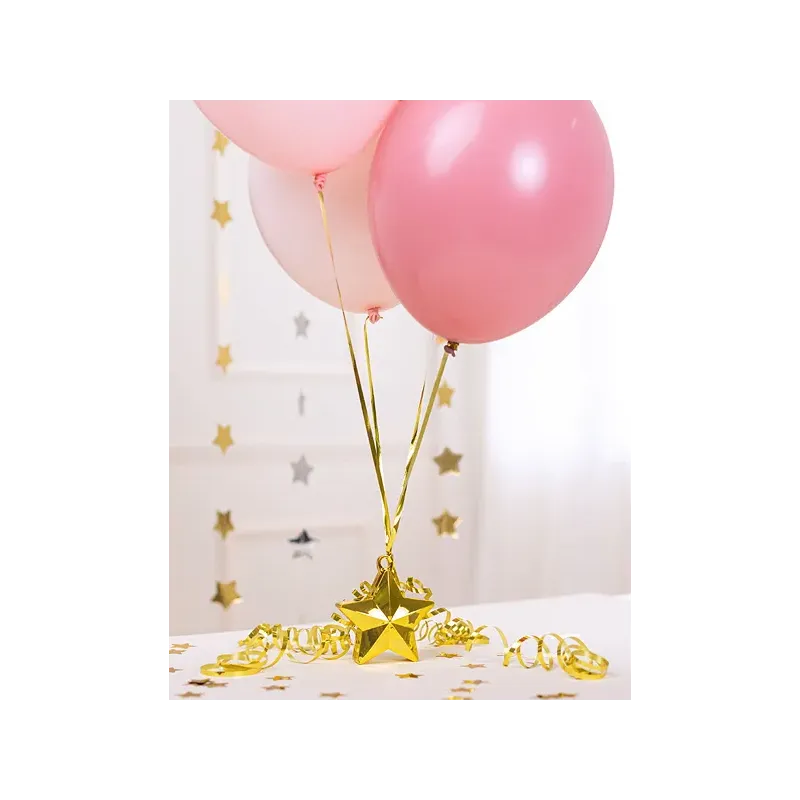 Ciężarek do balonów Gwiazdka, złoty 1 szt.