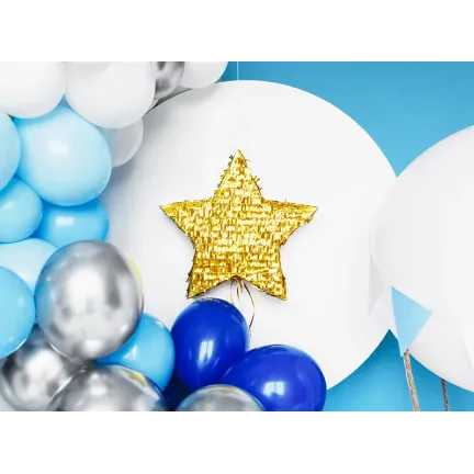 Piniata - Złota Gwiazda, 44.5x42.5x9cm Piniata - Złota Gwiazda, 44.5x42.5x9cm