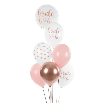 Balon foliowy Bride to be 45cm, biały