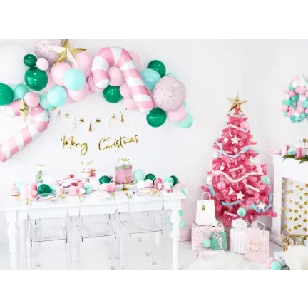 Balon foliowy różowa Cukrowa laska, 50x82cm 