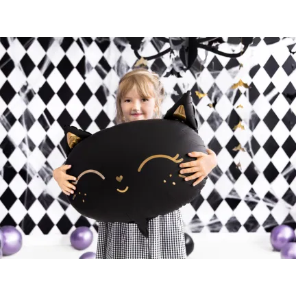 Balon foliowy Kotek czarny, 48x36cm Balon foliowy Kotek czarny, 48x36cm