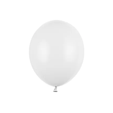 Balony Belbal Pastel Biały, 23cm, 100 szt.