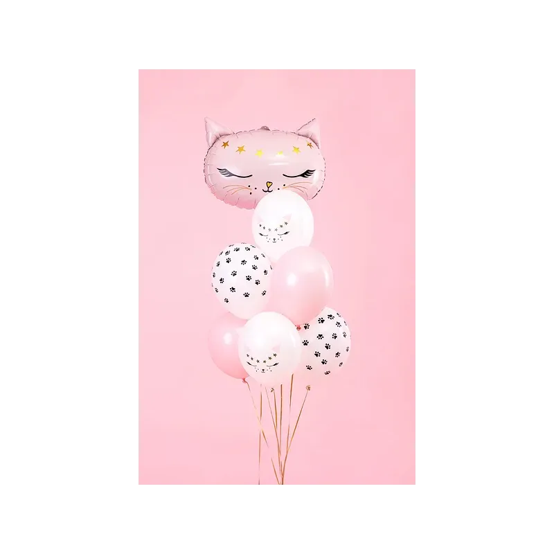 Balony 30cm, Kotek 6 szt.