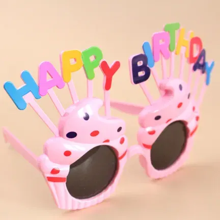 Okulary dziecięce różowe MUFFINKI Happy Birthday Okulary dziecięce różowe MUFFINKI Happy Birthday