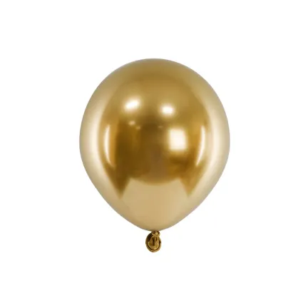 Balony Glossy 12 cm, złoty 50szt.