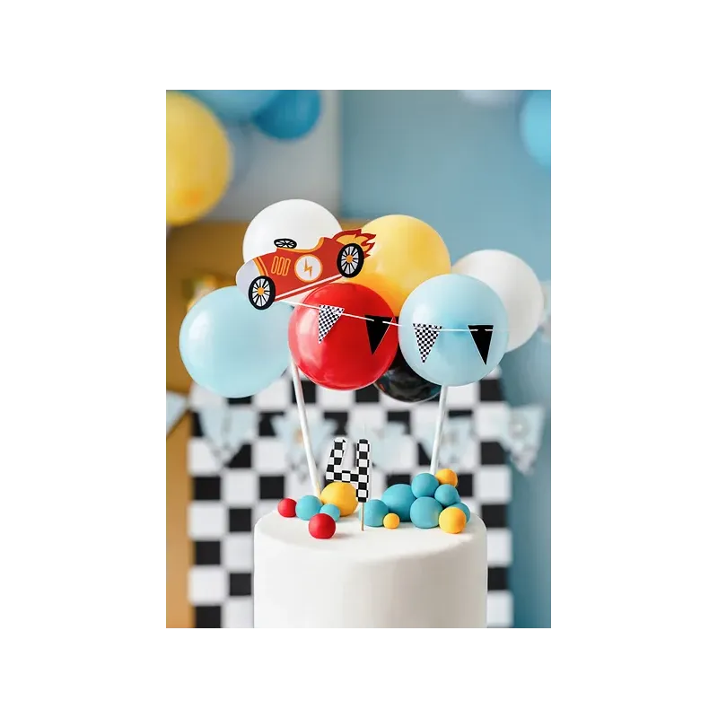 Świeczka urodzinowa Cyferka Szachownica 4, 5.5 cm