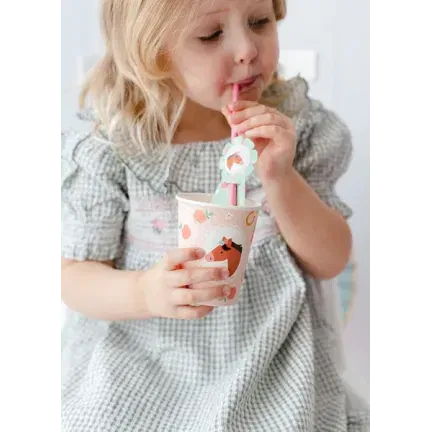 Słomki Konie, 19.5 cm 6 szt. Słomki Konie, 19.5 cm 6 szt.