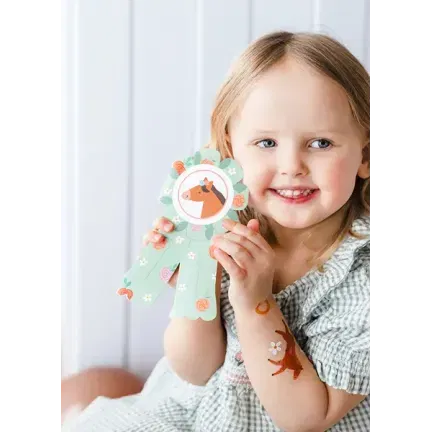 Zaproszenie Konie 16,5 x 19,5 cm