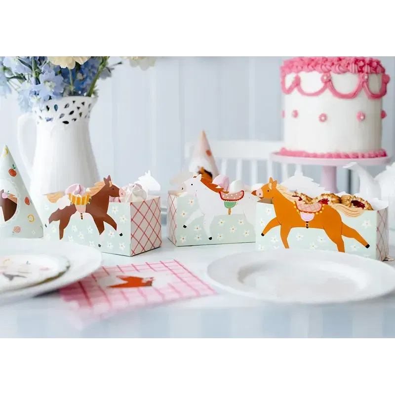 Pudełka na przekąski Konie 3 szt.