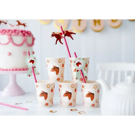 Kubeczki Koń, 220 ml 6 szt.