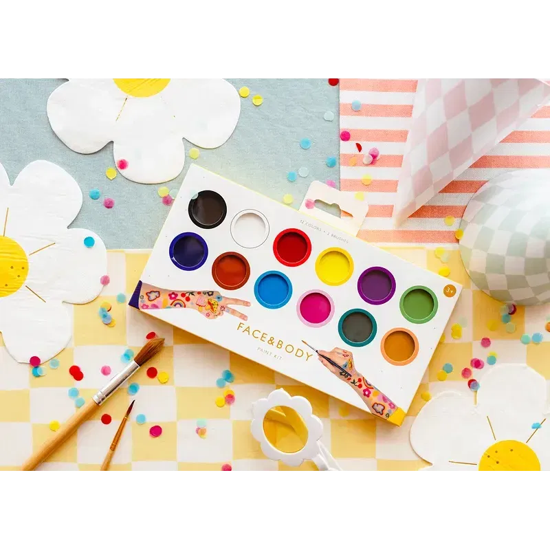 Farbki do malowania twarzy, 12 kolorów