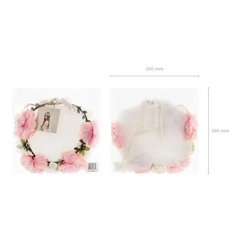 Wianek z welonem 17 cm