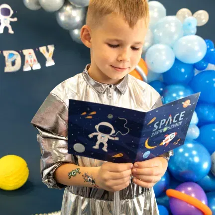 Zaproszenie Kosmos 6szt.