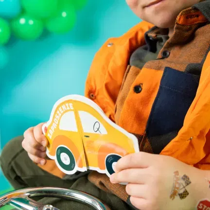 Zaproszenie na imprezę Auta 6szt. mix