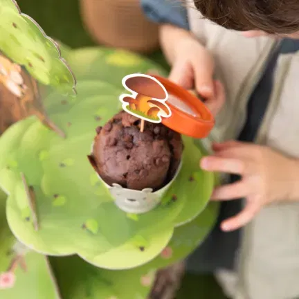 Toppery na tort Leśni przyjaciele 9szt.  Toppery na tort Leśni przyjaciele 9szt.