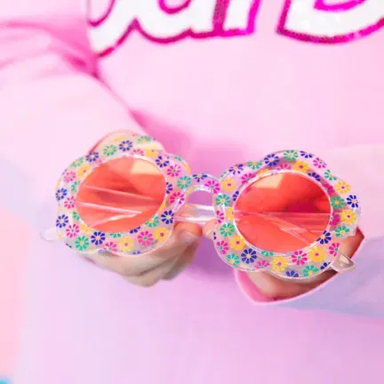 Imprezowe okulary Kwiatuszki