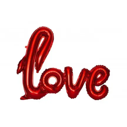Balon złoty/czerwony/różowy ,,Love" Balon złoty/czerwony/różowy ,,Love"