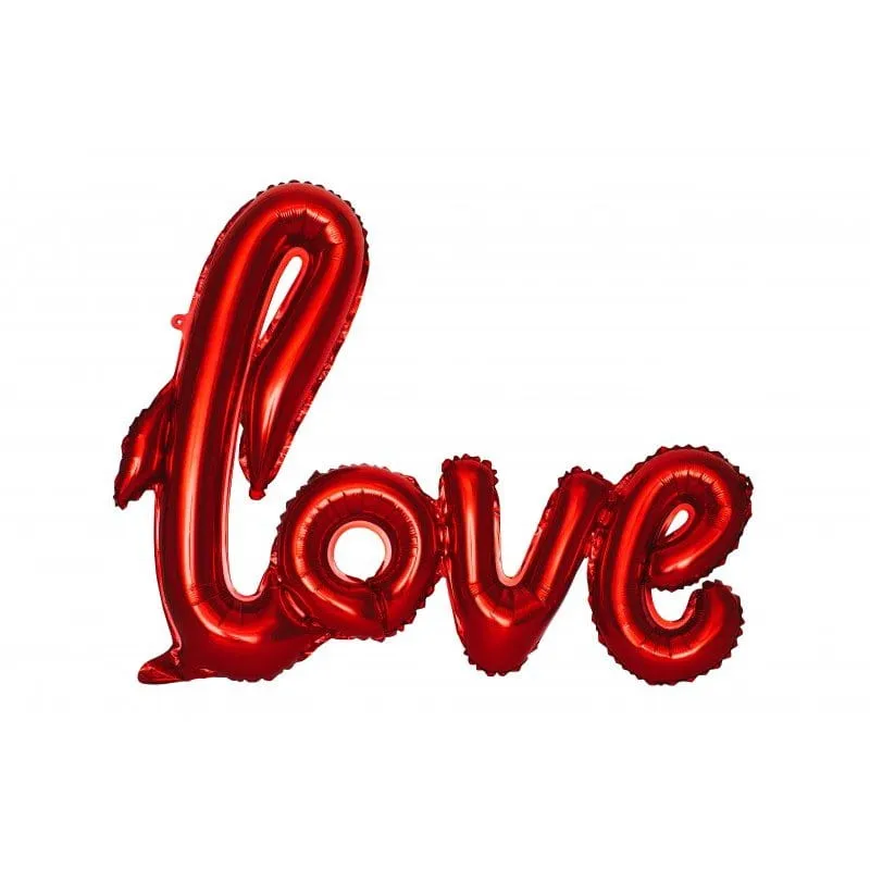 Balon złoty/czerwony/różowy ,,Love" Balon złoty/czerwony/różowy ,,Love"