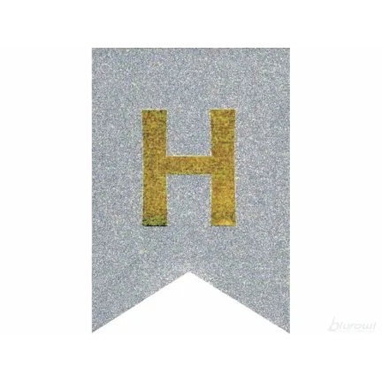 Baner urodzinowy HAPPY BIRTHDAY brokat