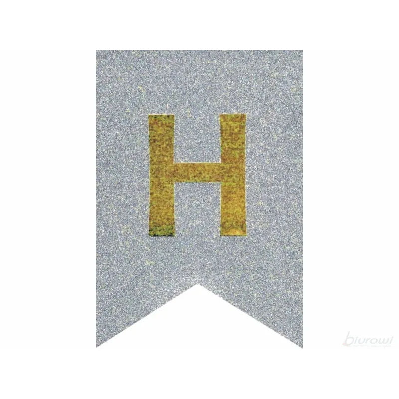 Baner urodzinowy HAPPY BIRTHDAY brokat