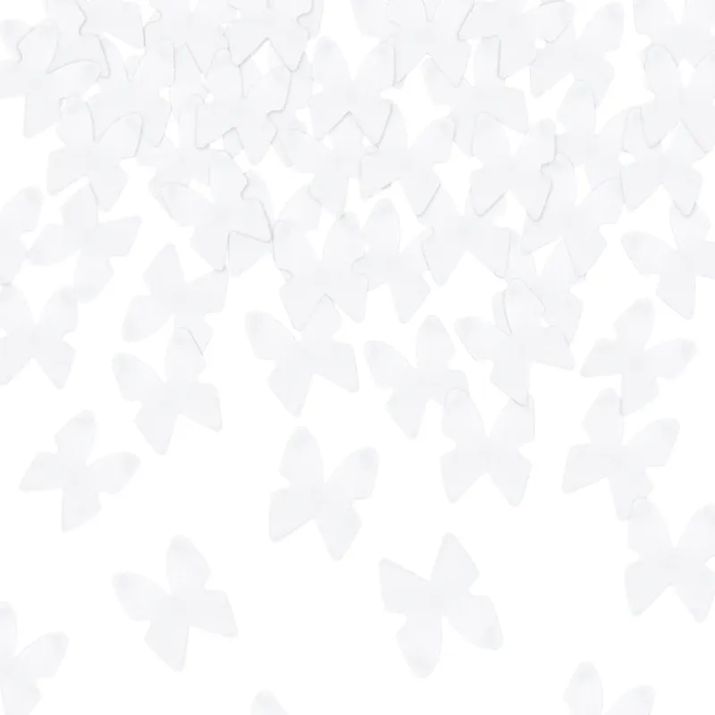 Konfetti motyle białe 40cm Konfetti motyle białe 40cm