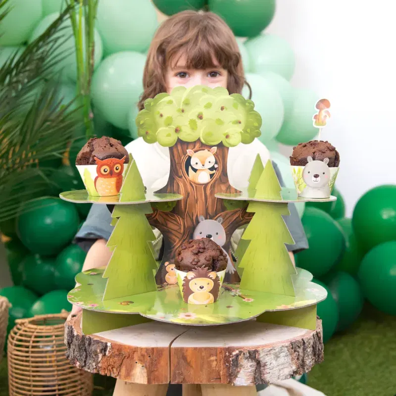 Patera na ciastka Leśni przyjaciele 40x32cm DIY