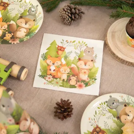 Serwetki Leśni przyjaciele 10szt. Serwetki Leśni przyjaciele 10szt.