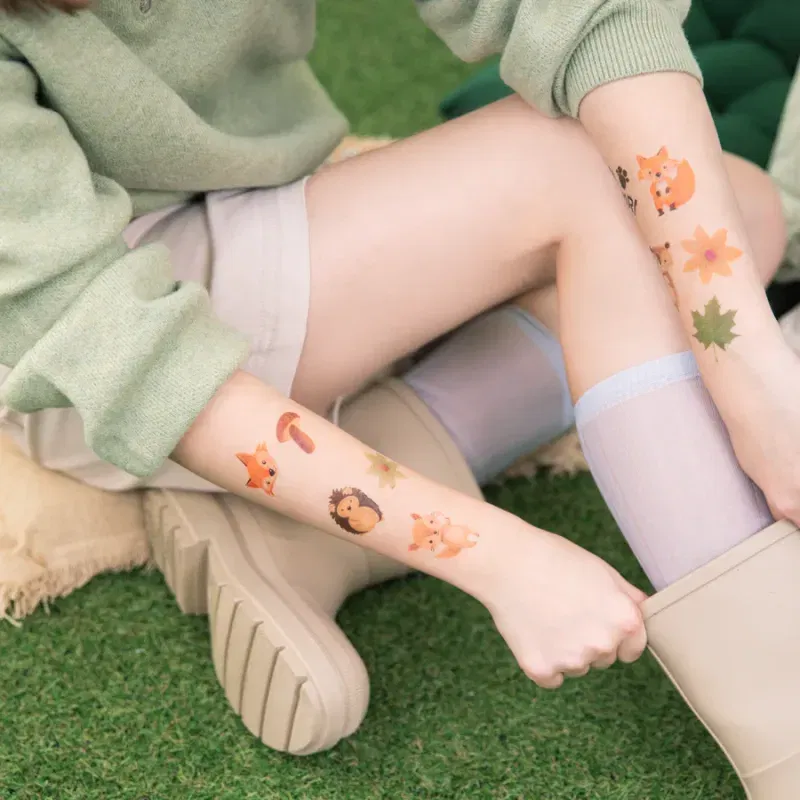 Tatuaże zmywalne Leśni przyjaciele 20szt.